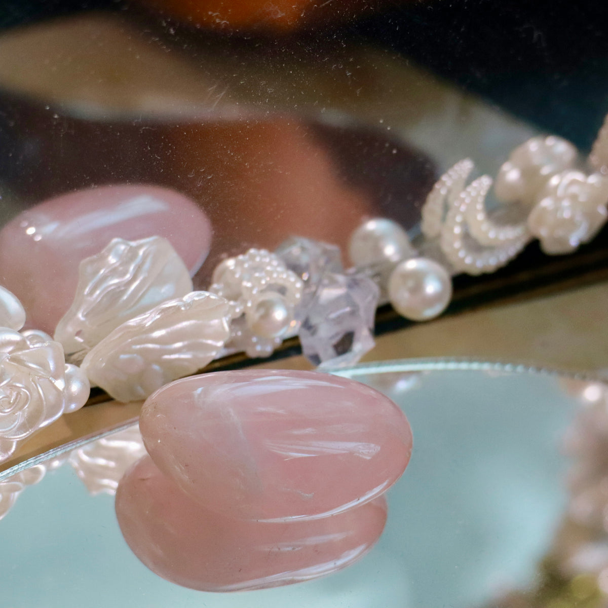 2.5-3.5cm Natural Rose Quartz Rough Stones | 2-Piece Crystal Set