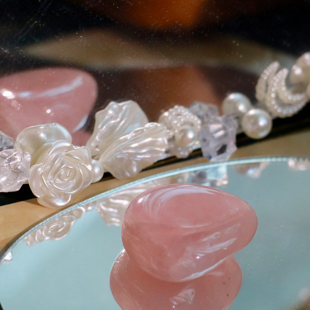 2.5-3.5cm Natural Rose Quartz Rough Stones | 2-Piece Crystal Set
