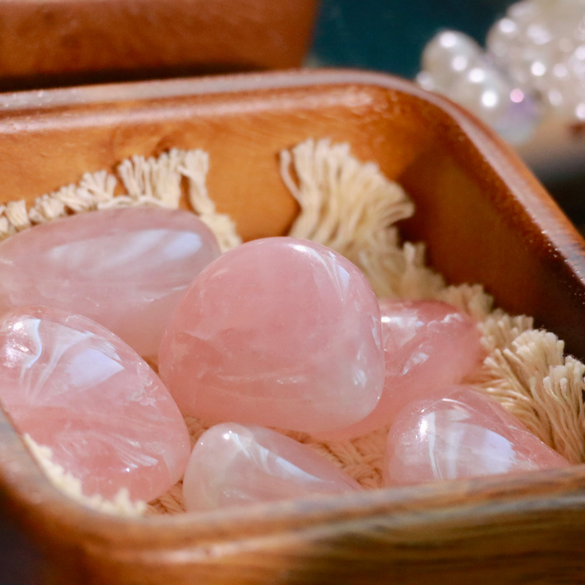 2.5-3.5cm Natural Rose Quartz Rough Stones | 2-Piece Crystal Set